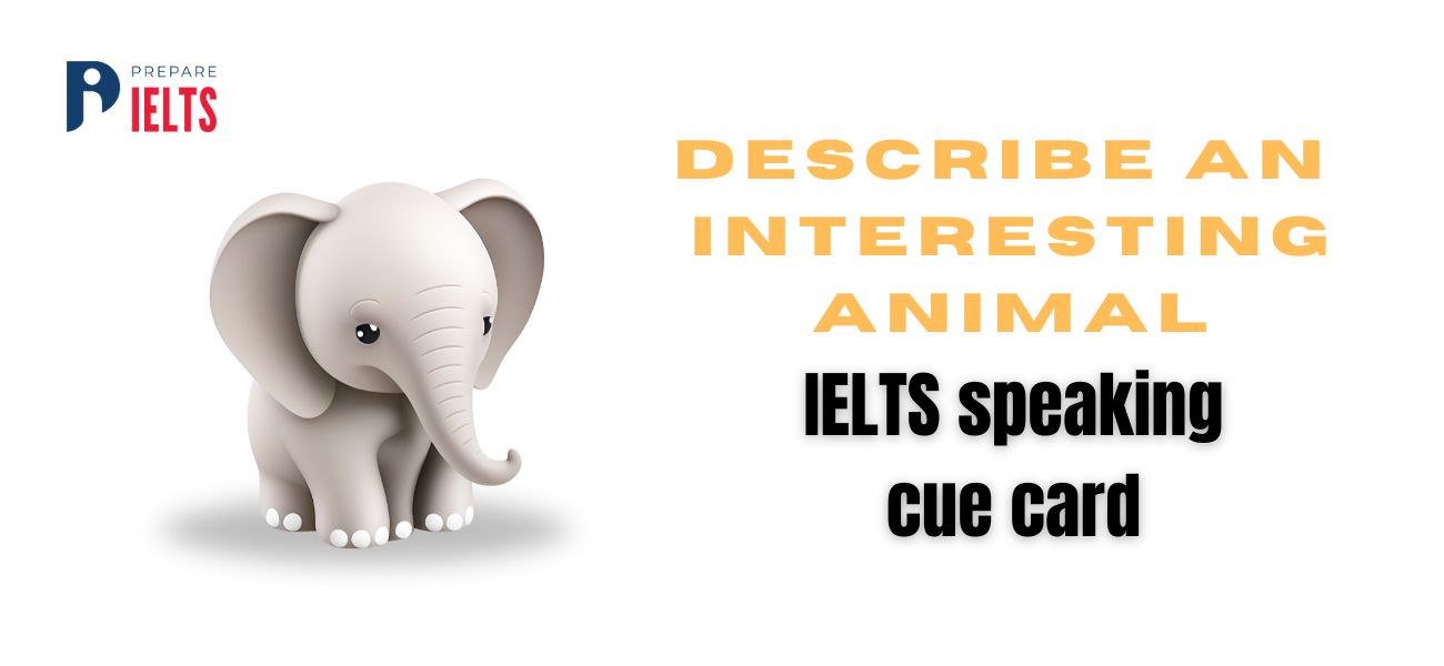 Describe an interesting animal - IELTS speaking cue card 