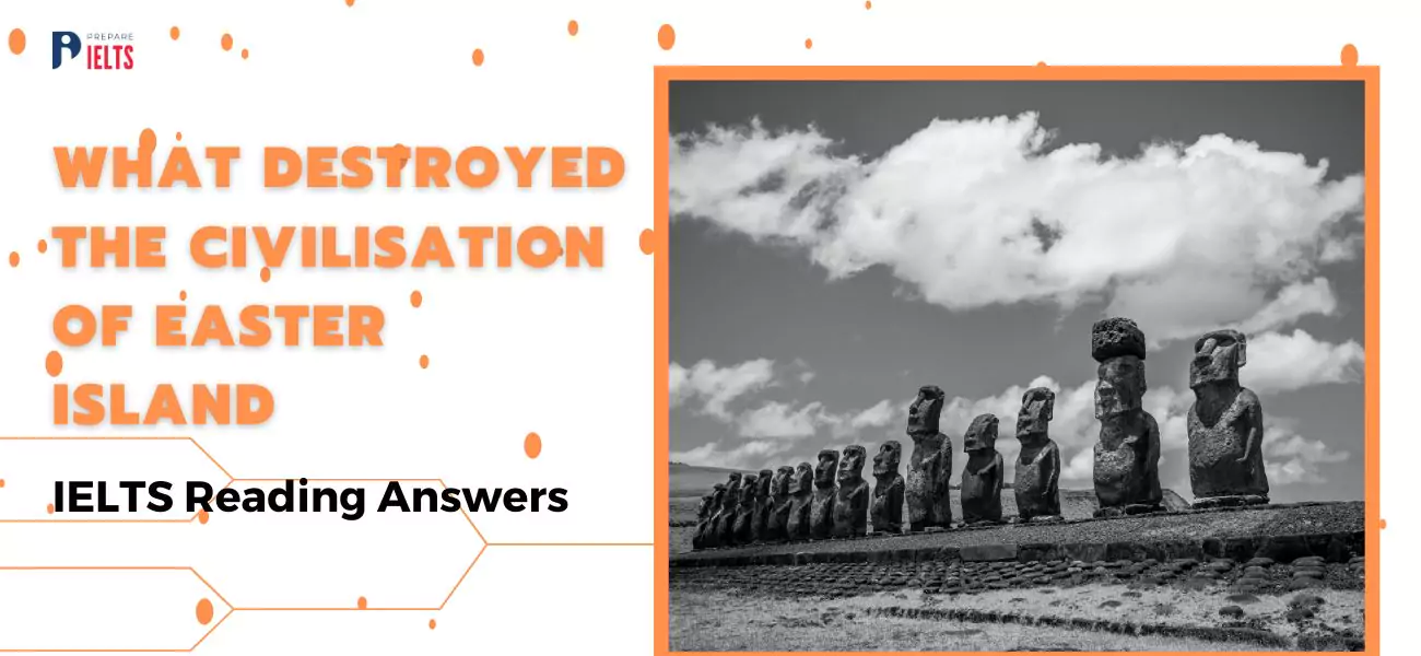 What destroyed the civilisation of easter island - IELTS Reading Answers
